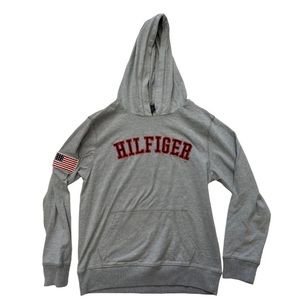 Junior boys hooded‎ long sleeve shirt, Tommy Hilfiger, Large (16/18)